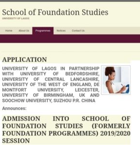 Unilag Diploma Programme 